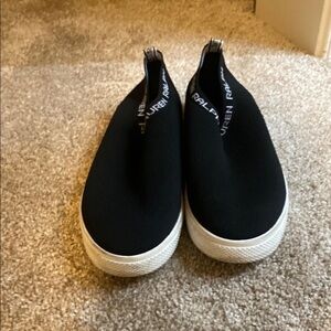 Ralph Lauren Black Slip-On Shoes